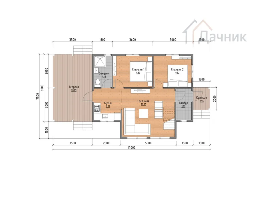 Планировка ДК-226 - первый этаж