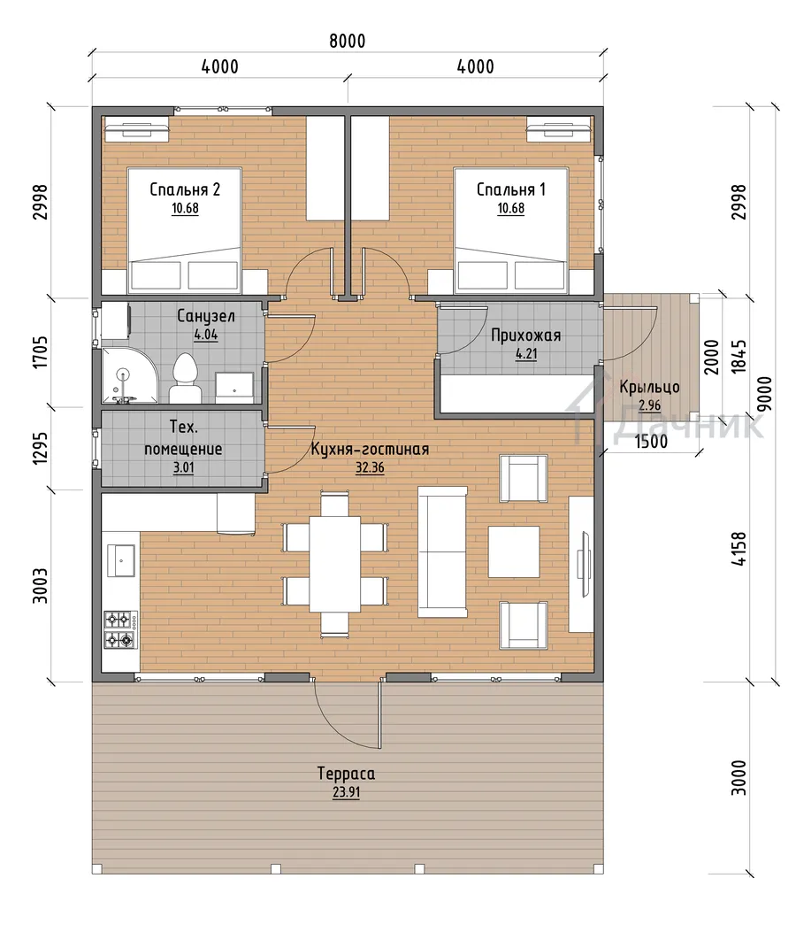 Планировка Дом-3