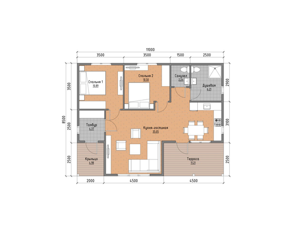 Планировка ДК-227